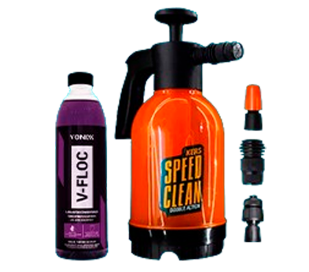 V-Floc 500ML + Pulverizador Snow Foam 3 em 1 Kit de limpeza: V-Floc 500ML + Pulverizador Snow Foam 3 em 1